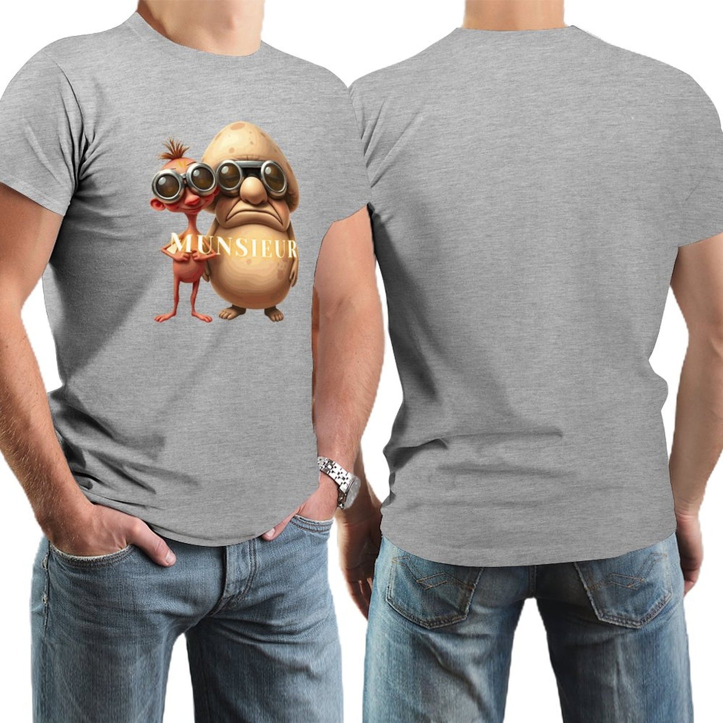 Munsieur Men's Tee "Stinky Pinky and Backdoor Bandit"