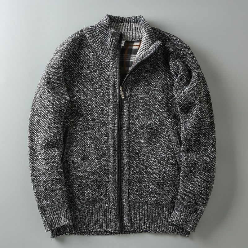 Men's Fleece Lined Padded Warm Keeping Casual Men's Coat