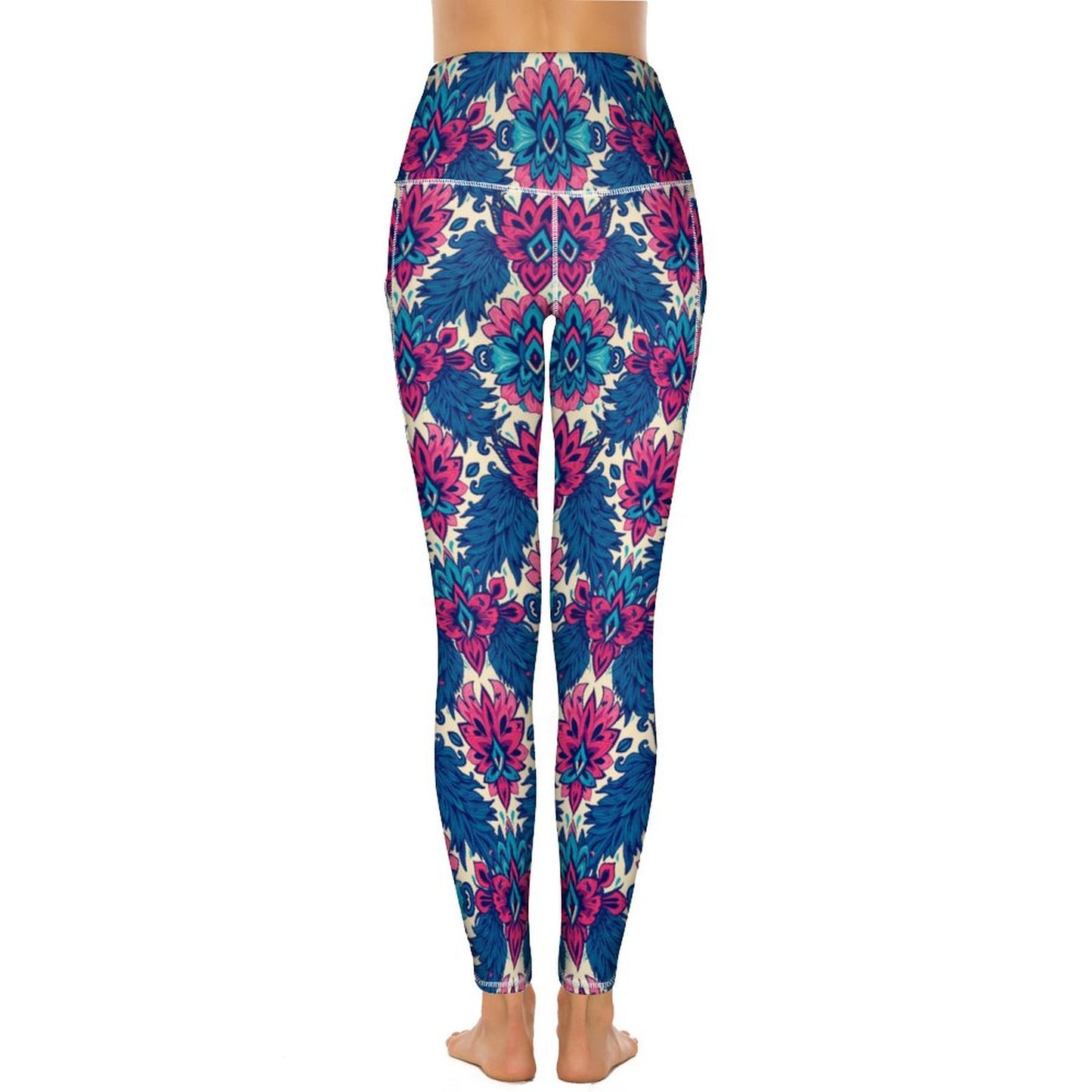 Munsieur Custom Printed Yoga Leggings with 2 Pockets