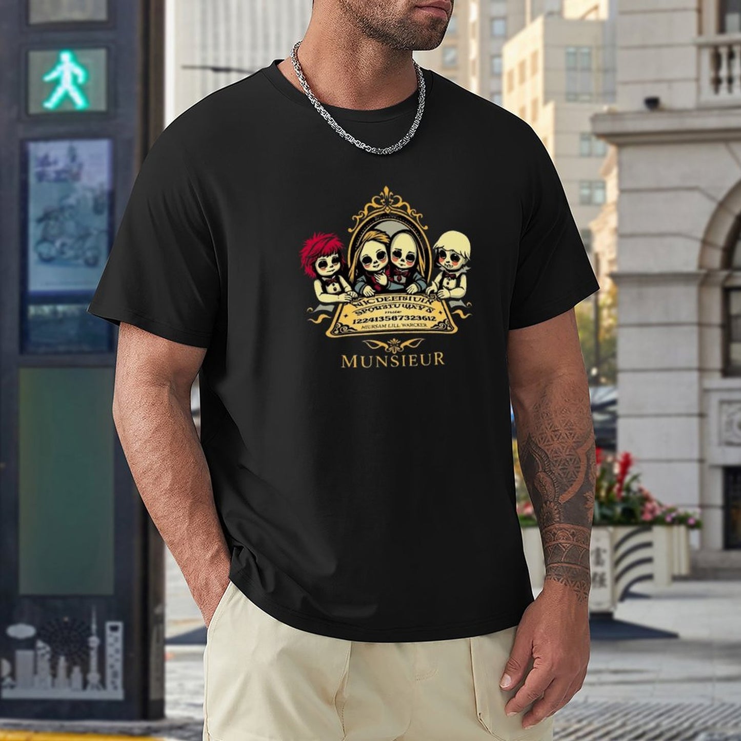 Men's Munsieur Brand Tee "Ouija" Designer Streetwear for Men