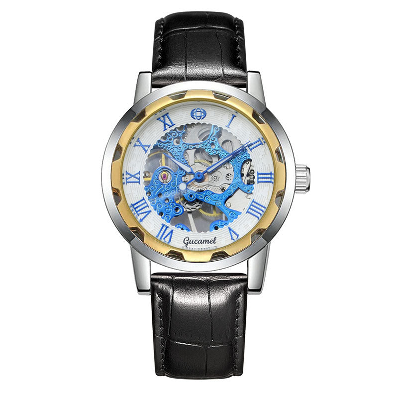Strip Hollow Gold Manual Mechanical Watch