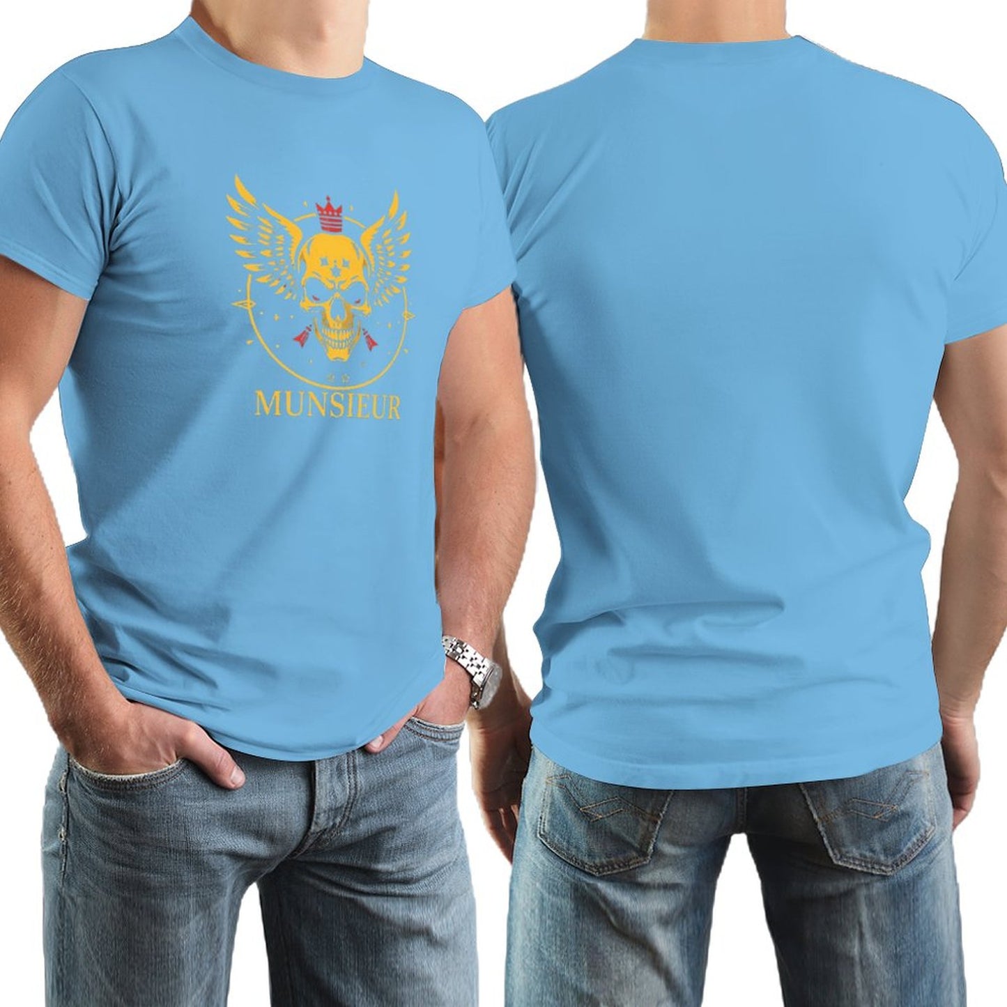 Men's Munsieur Branded Tee "Skull King" Streetwear Design