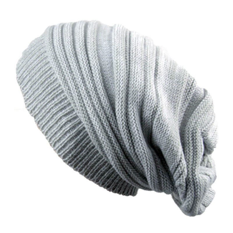 Two-color Melaleuca Pleated Warm Pile Hat