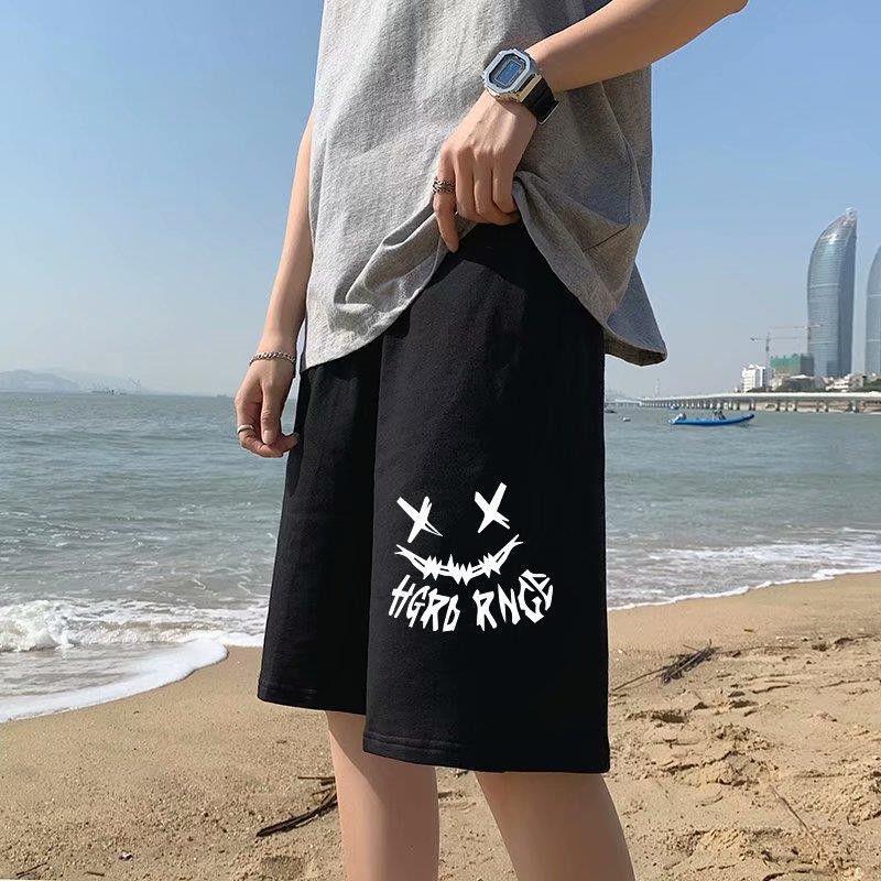 New Casual Summer Shorts Men's Korean Trend Loose Hong Kong Style