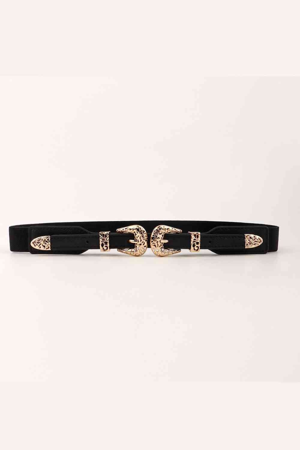 Double Buckle Elastic Belt - Munsieur