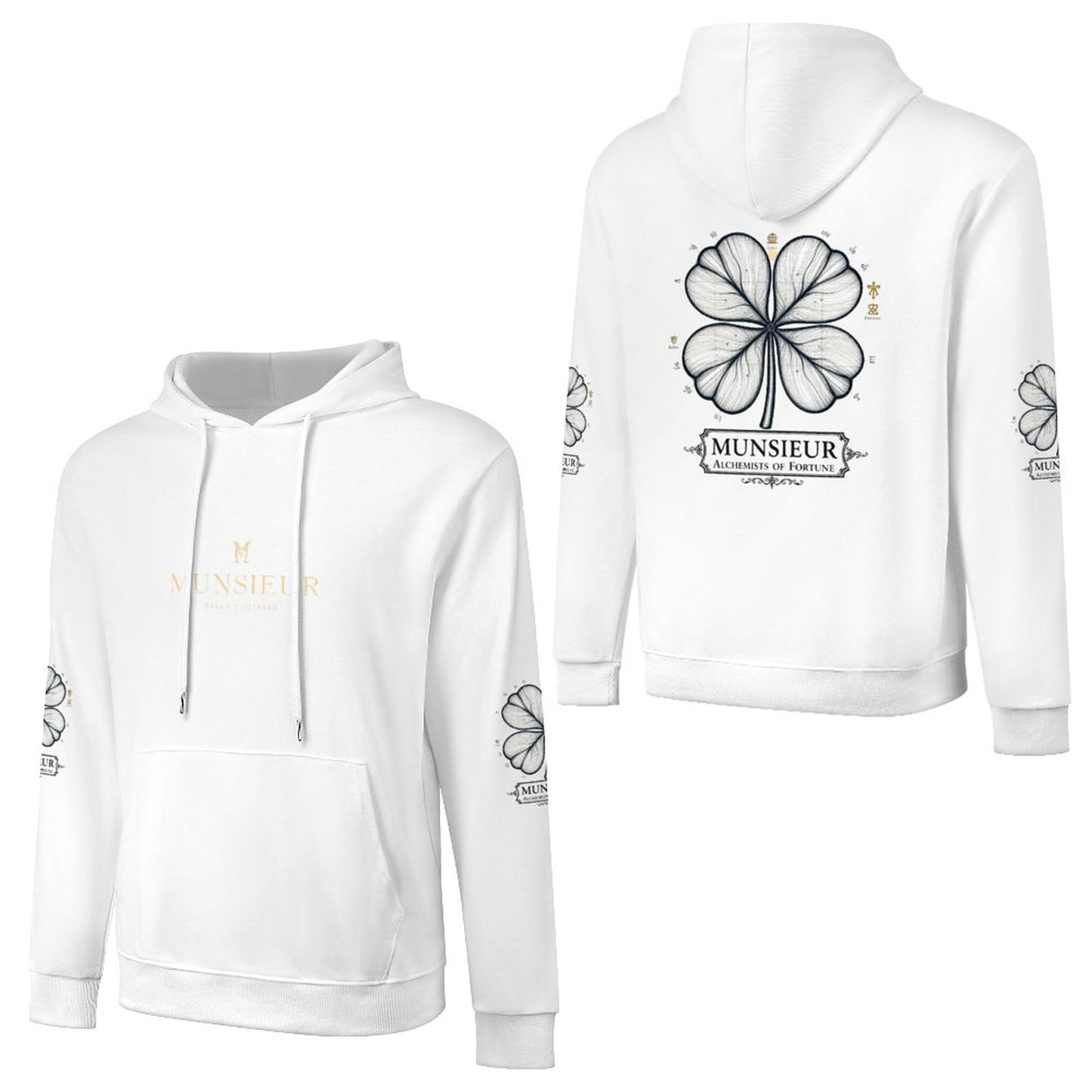 St. Patrick's Day Collection Cotton Men's Alchemist Hoodie with Pocket
