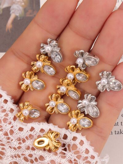 Titanium Bow Stud Earrings - Munsieur