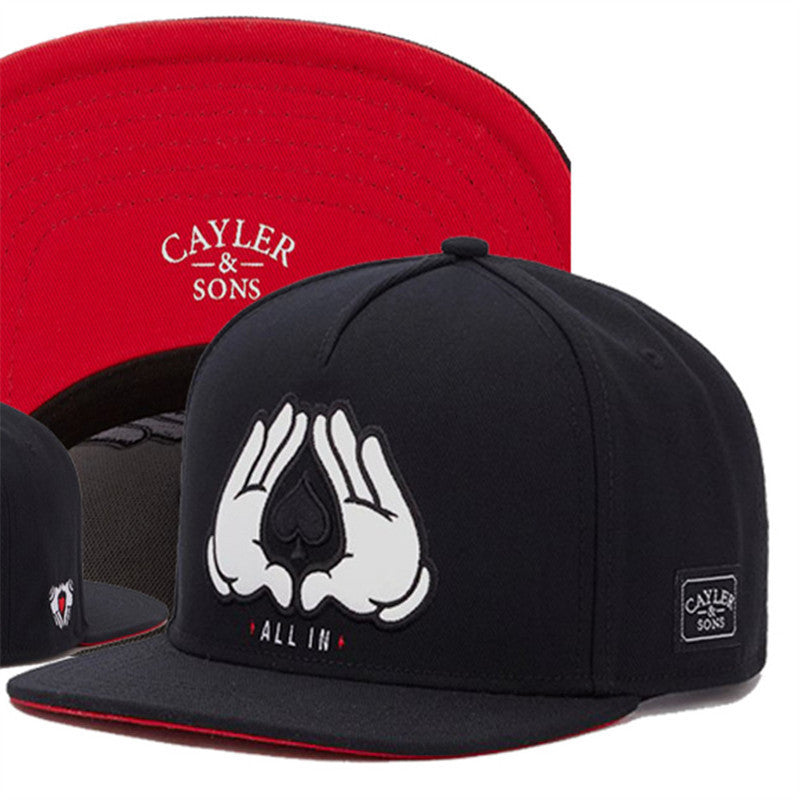 Gesture Embroidery Baseball American Hat Assorted
