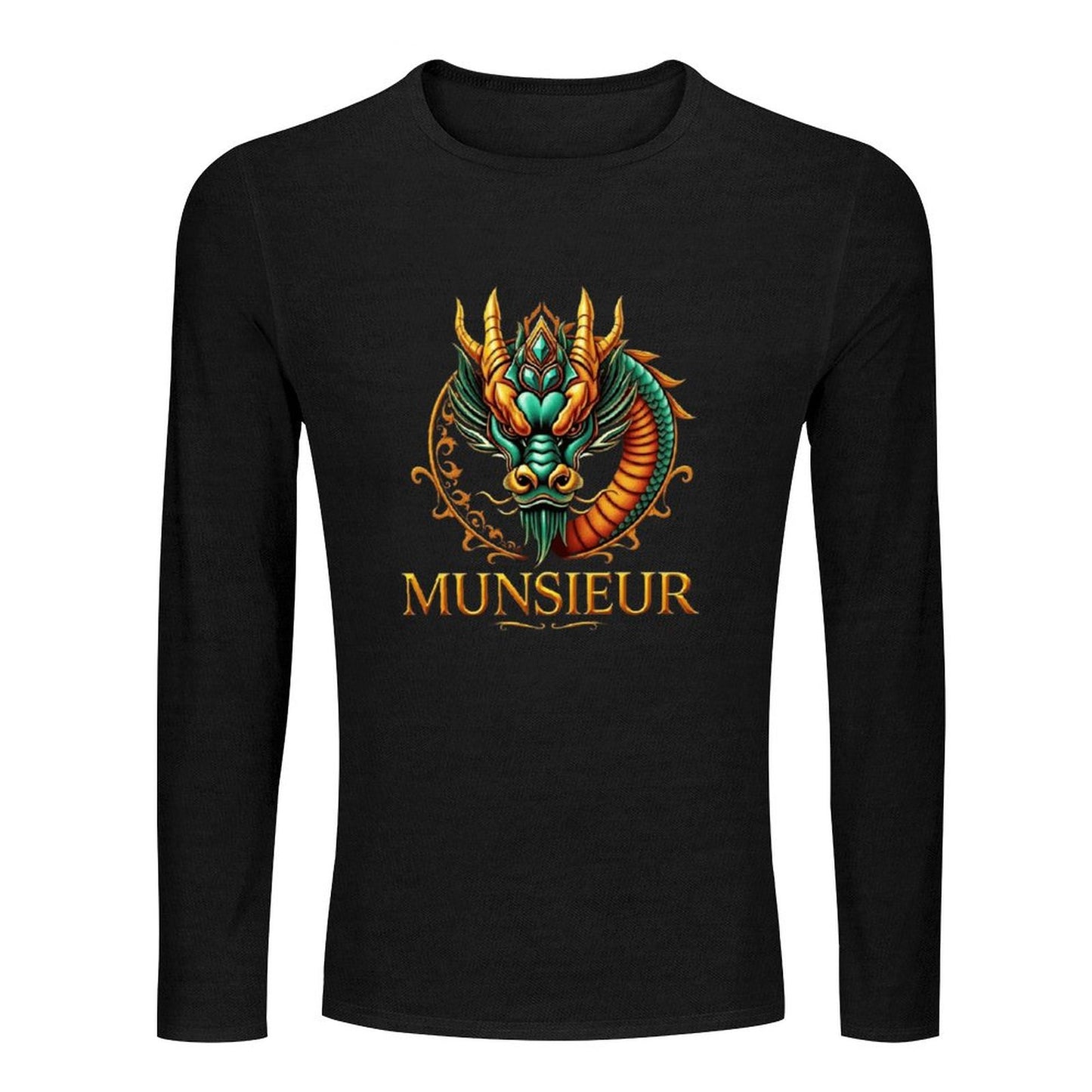 Munsieur Long Sleeve Tee for Men: Soft, Breathable, and Built for Everyday - Munsieur
