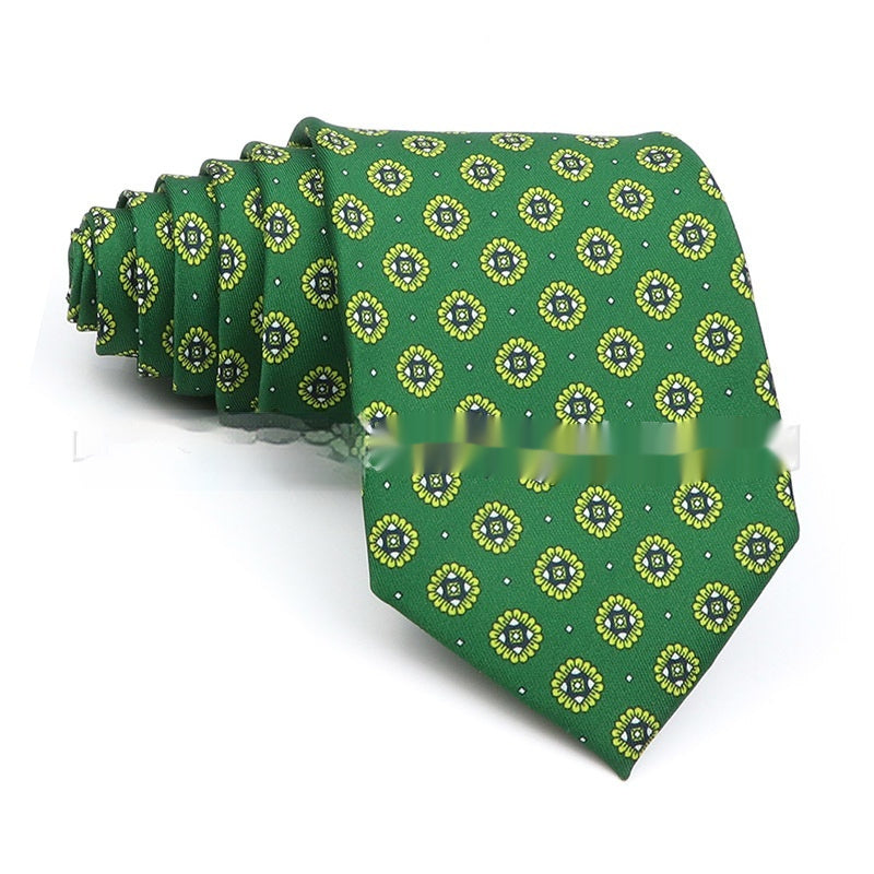 Business Polyester Men's Printed Workplace Tie - Munsieur