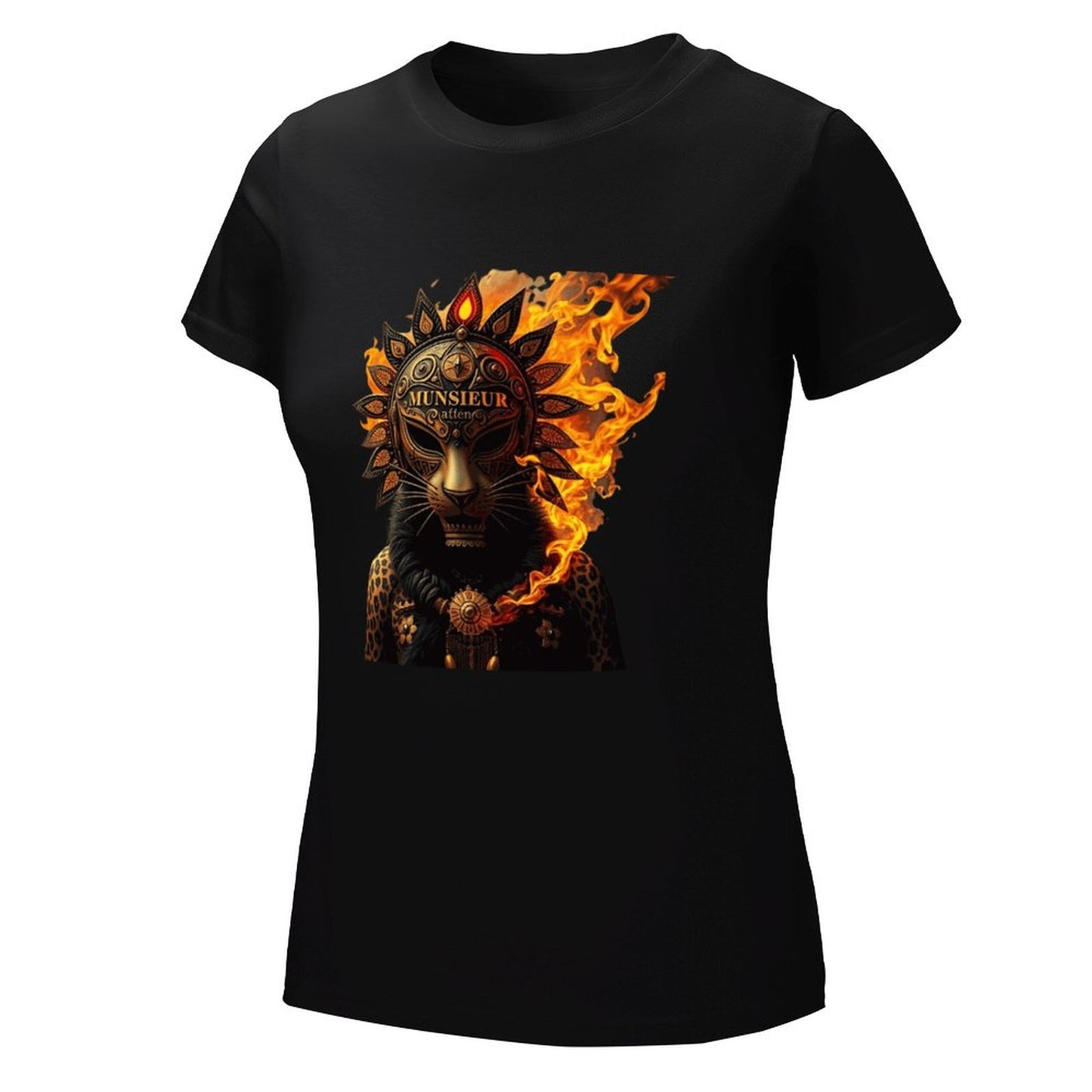Lost Tribe of Munsieur T-Shirt for Women "Lioness" (High Definition & Front Printing)