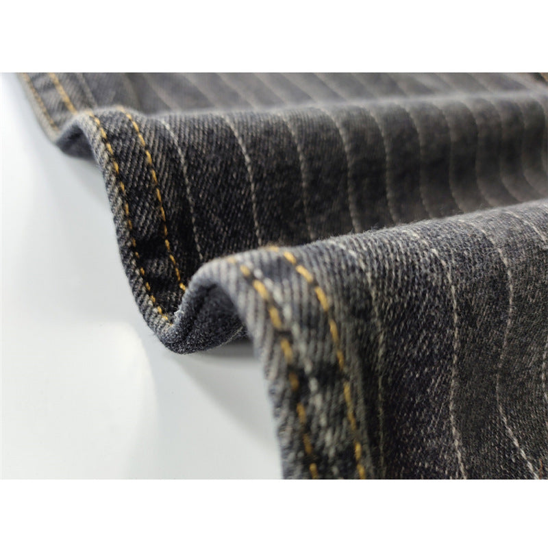 Men's Washed Old American Casual Denim Coat