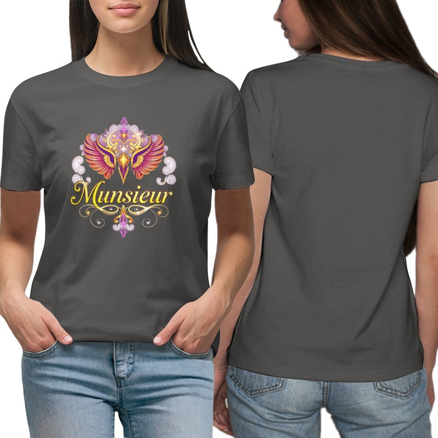Munsieur T-Shirt for Women: Chic, Comfortable, and Timeless for Her - Munsieur