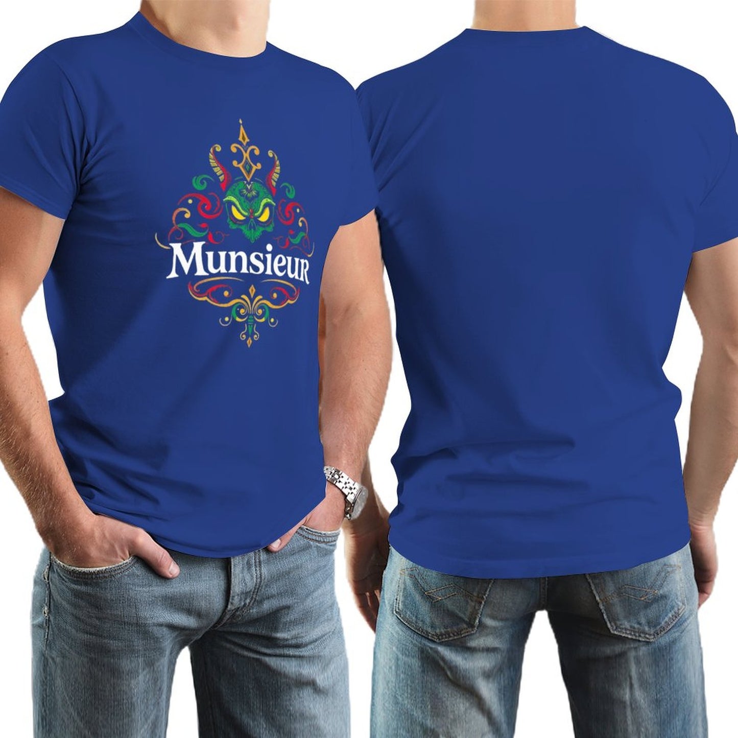 Munsieur Brand Tee for Men "Big Jin" Summer Streetwear Fashion