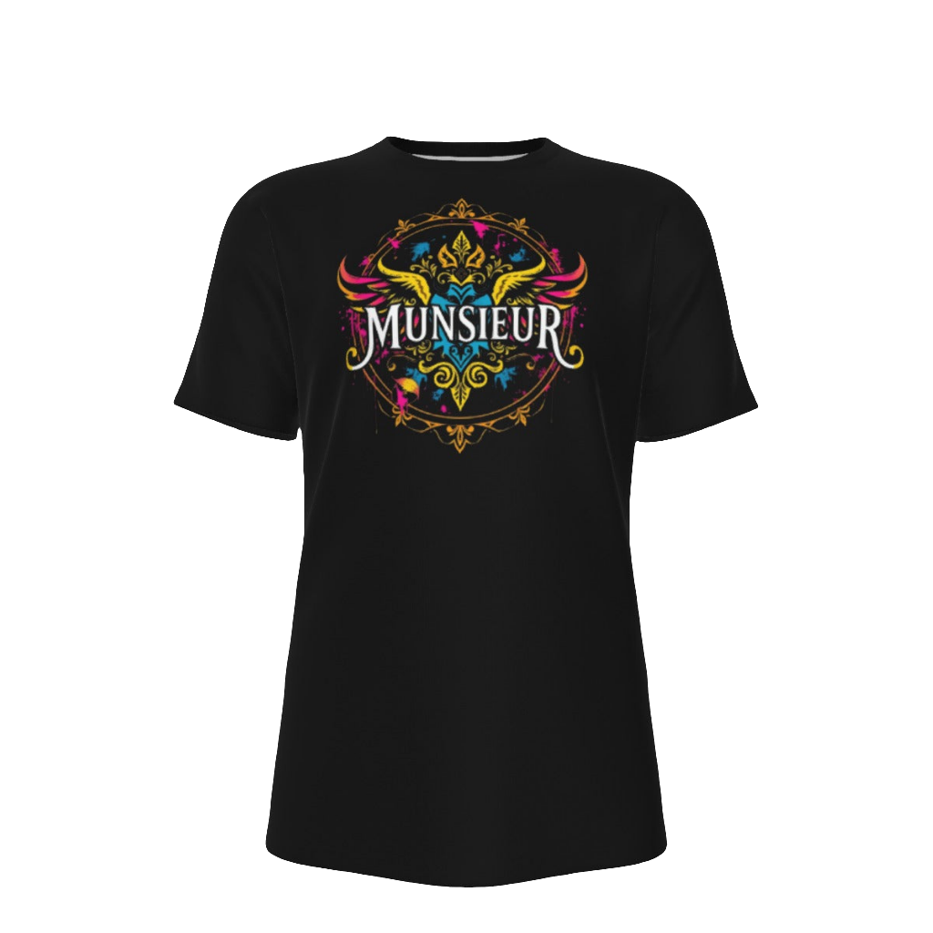 Munsieur All-Over Print Men's Tee Breathable lightweight | 190GSM Cotton Plus Sizes
