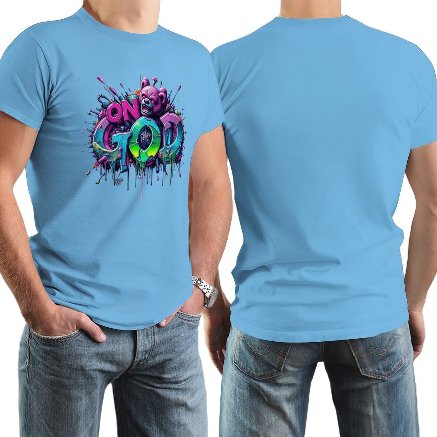 Men's Tee "On God" Streetwear Fashion Munsieur Men's Tee
