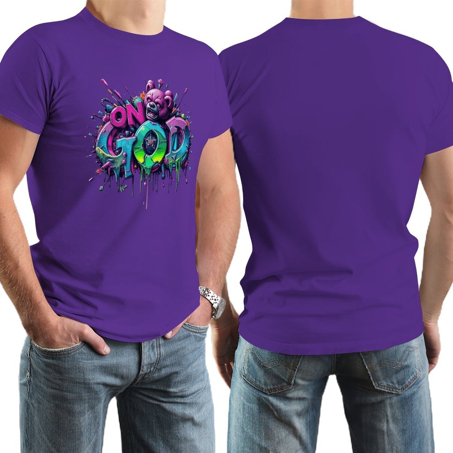 Men's Tee "On God" Streetwear Fashion Munsieur Men's Tee