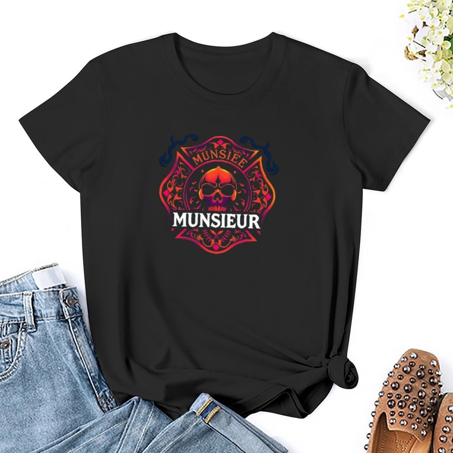 Munsieur Design for Women "The Firefighter's Wife" T-shirt