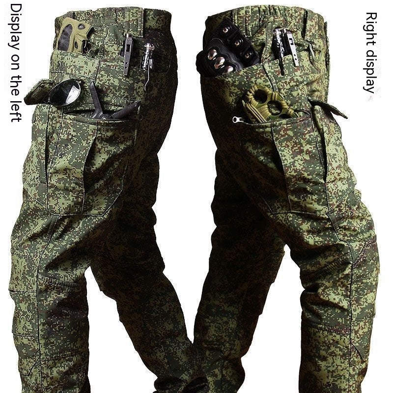 Winter Men's Camouflage Coat Set Workwear And Assault