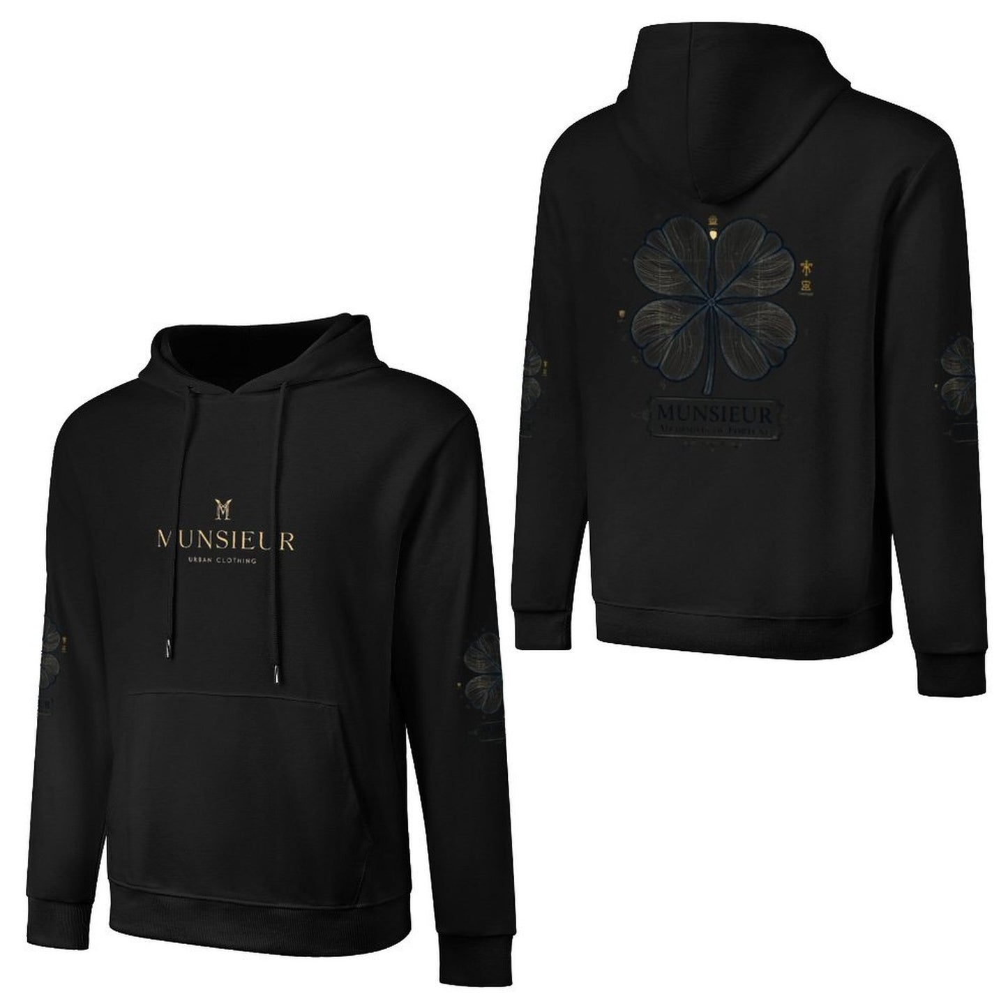 St. Patrick's Day Collection Cotton Men's Alchemist Hoodie with Pocket