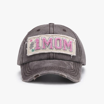 Letter Adjustable Cotton Baseball Cap - Munsieur