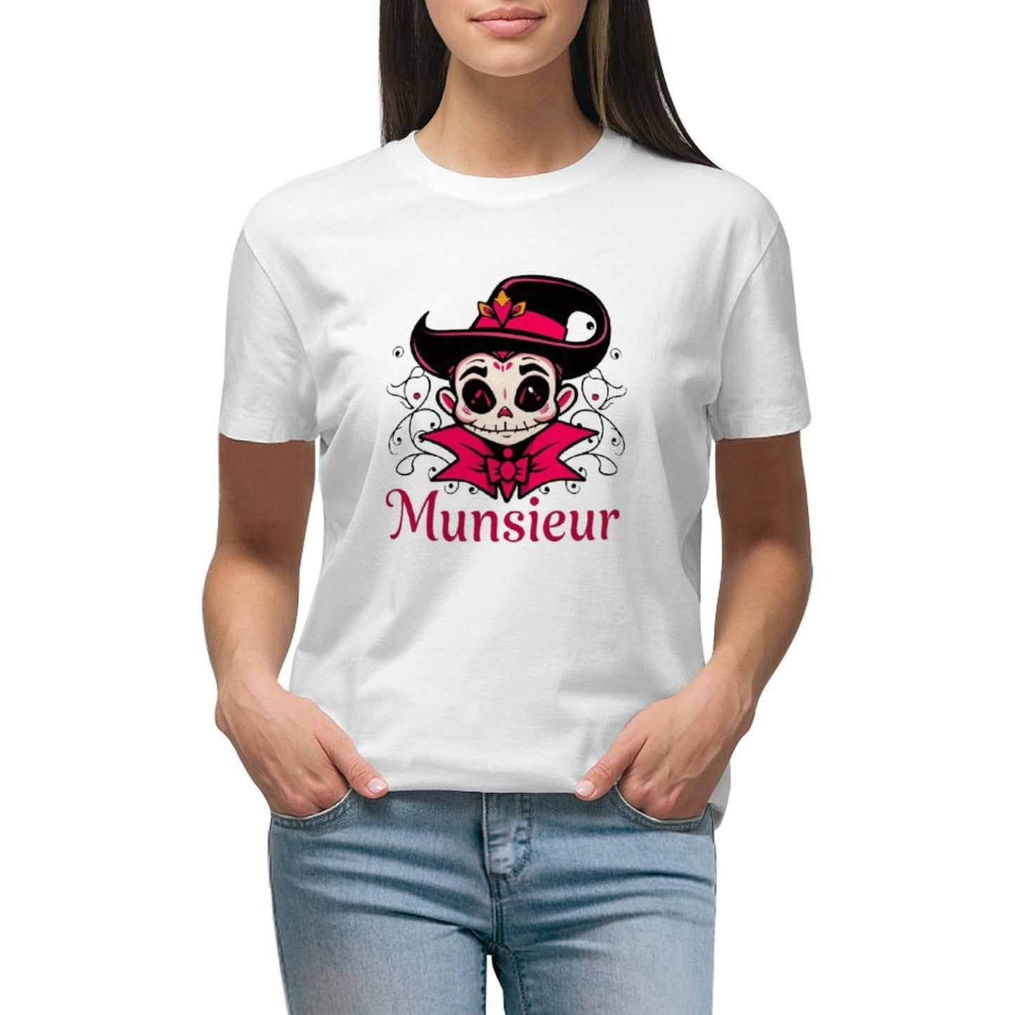 Women's Munsieur T-shirt Valentine's Day Collection "Count Lovie" Streetwear Fashion for Her