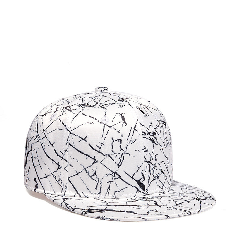 Hip-hop Hat Street Fashion Men And Women Lightning Pattern Sunshade Baseball