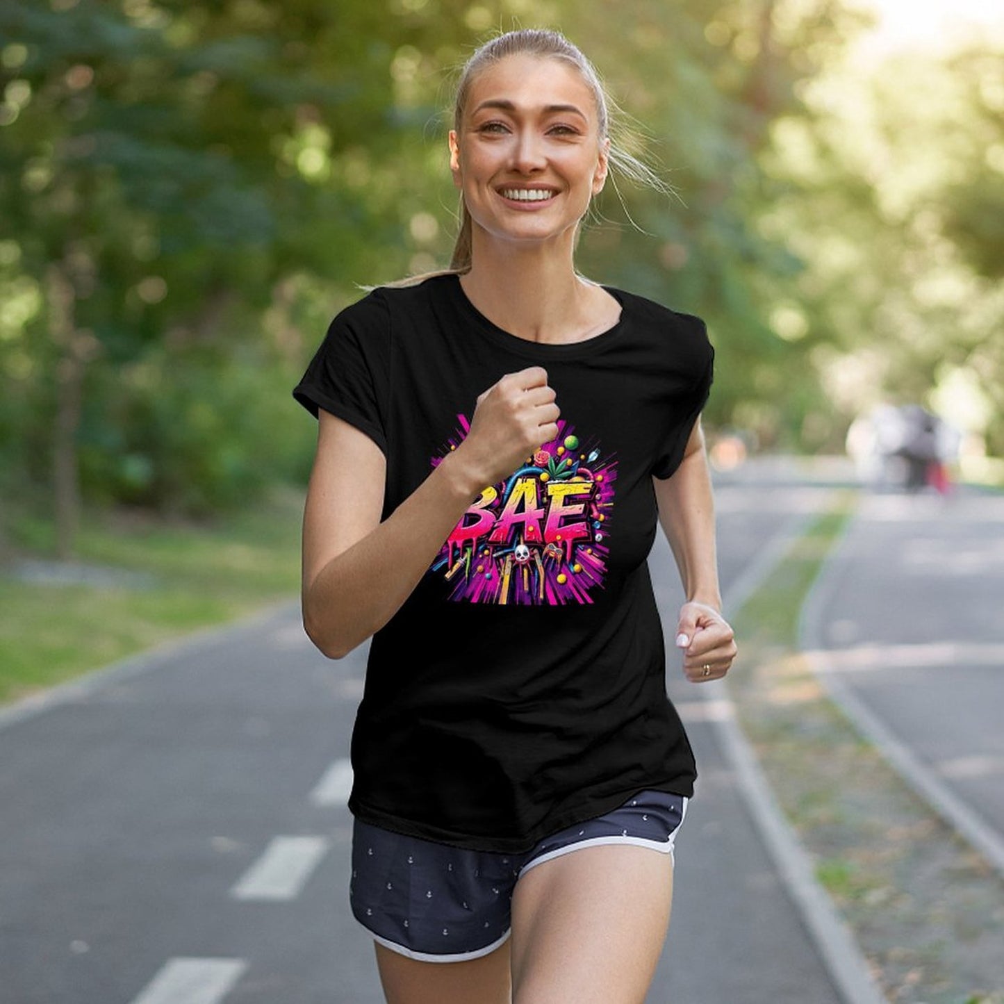 T-Shirts for Women "Bae" Streetwear Crown Co. π