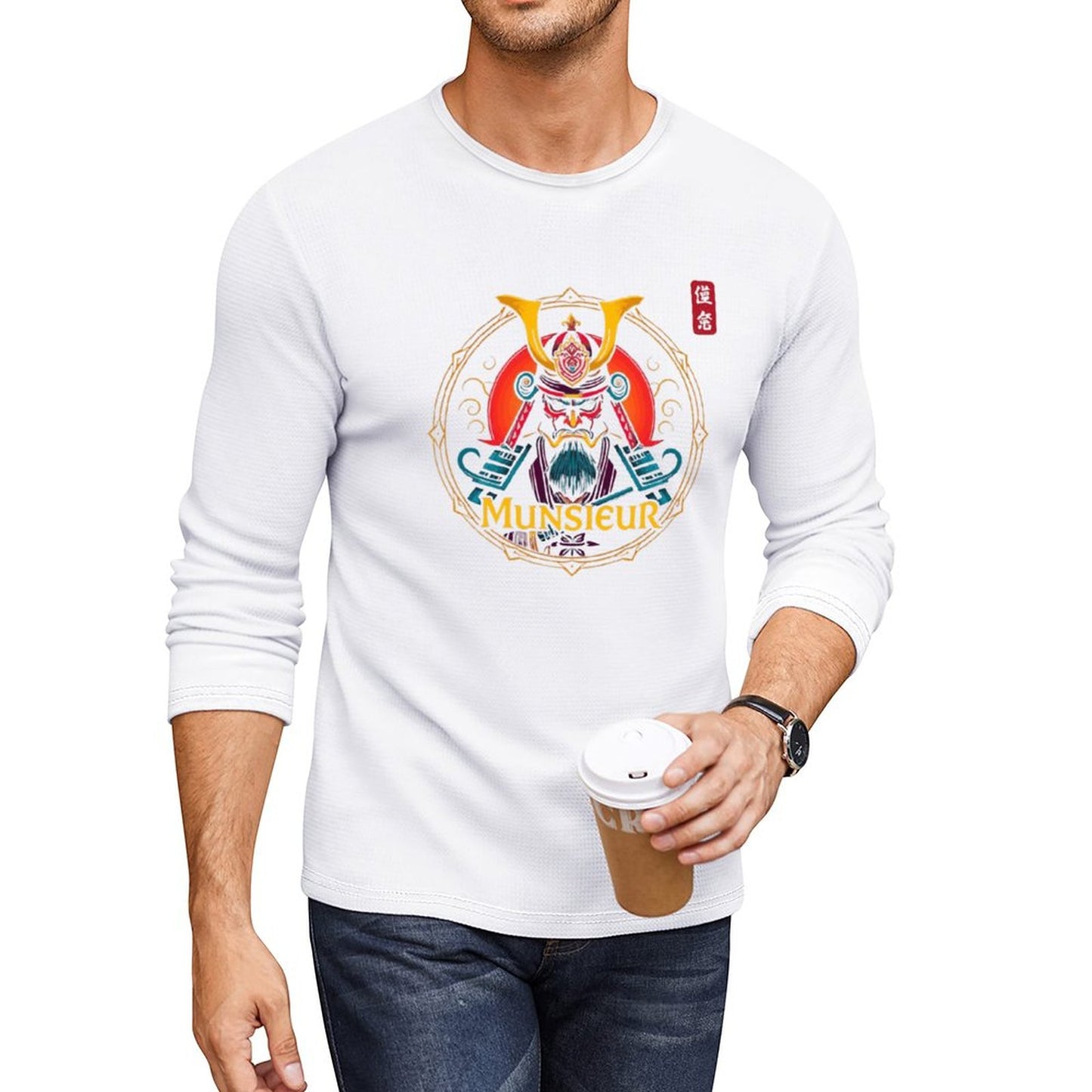Munsieur Long Sleeve Tee for Men: The Must-Have Layering Essential - Munsieur