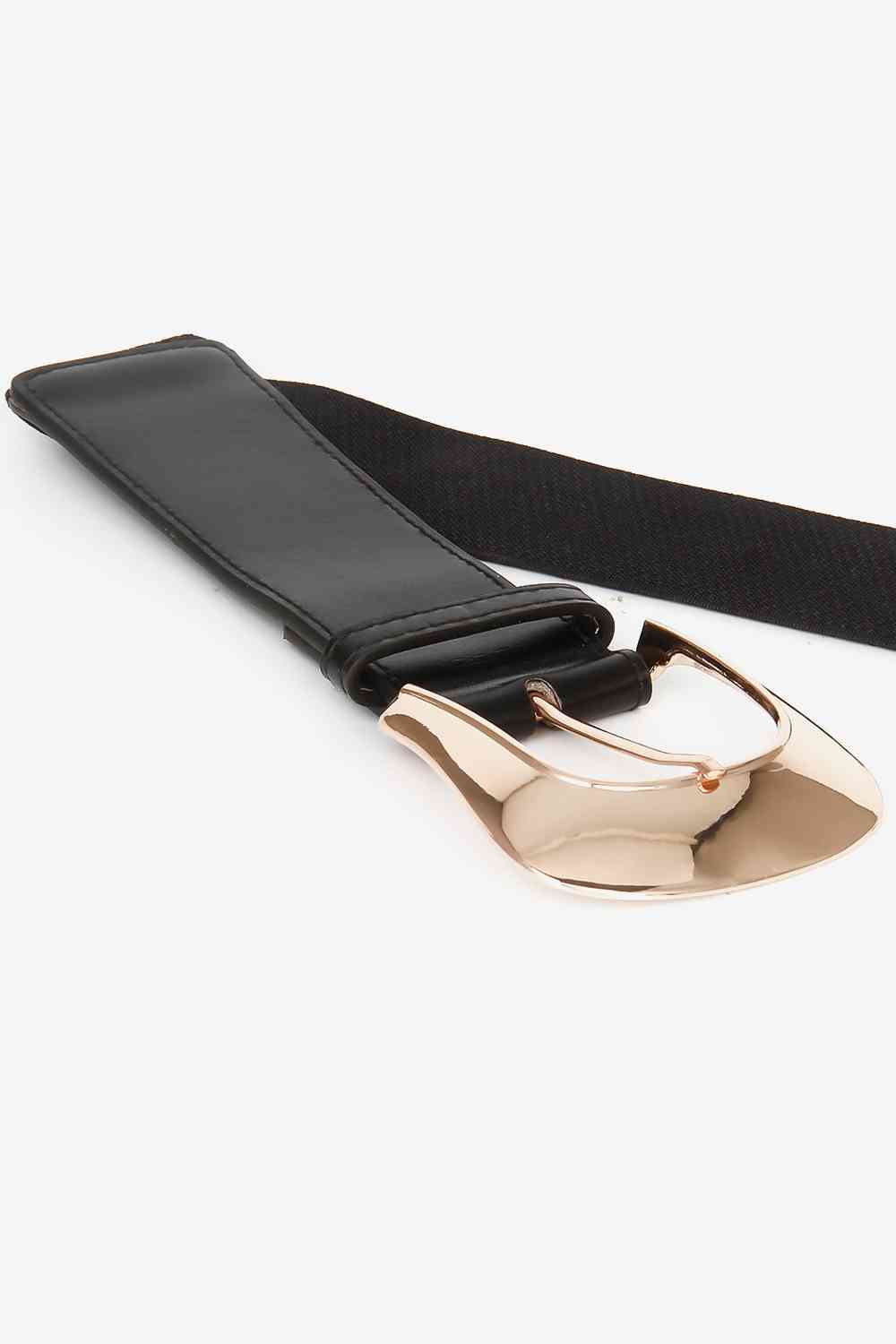 Elastic Wide PU Belt - Munsieur