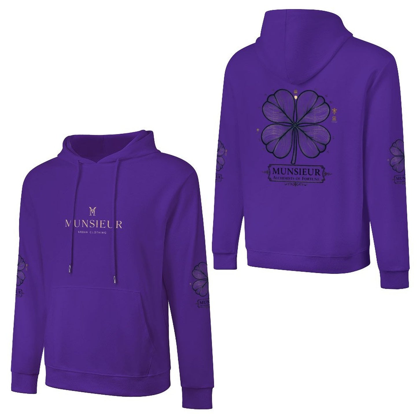 St. Patrick's Day Collection Cotton Men's Alchemist Hoodie with Pocket