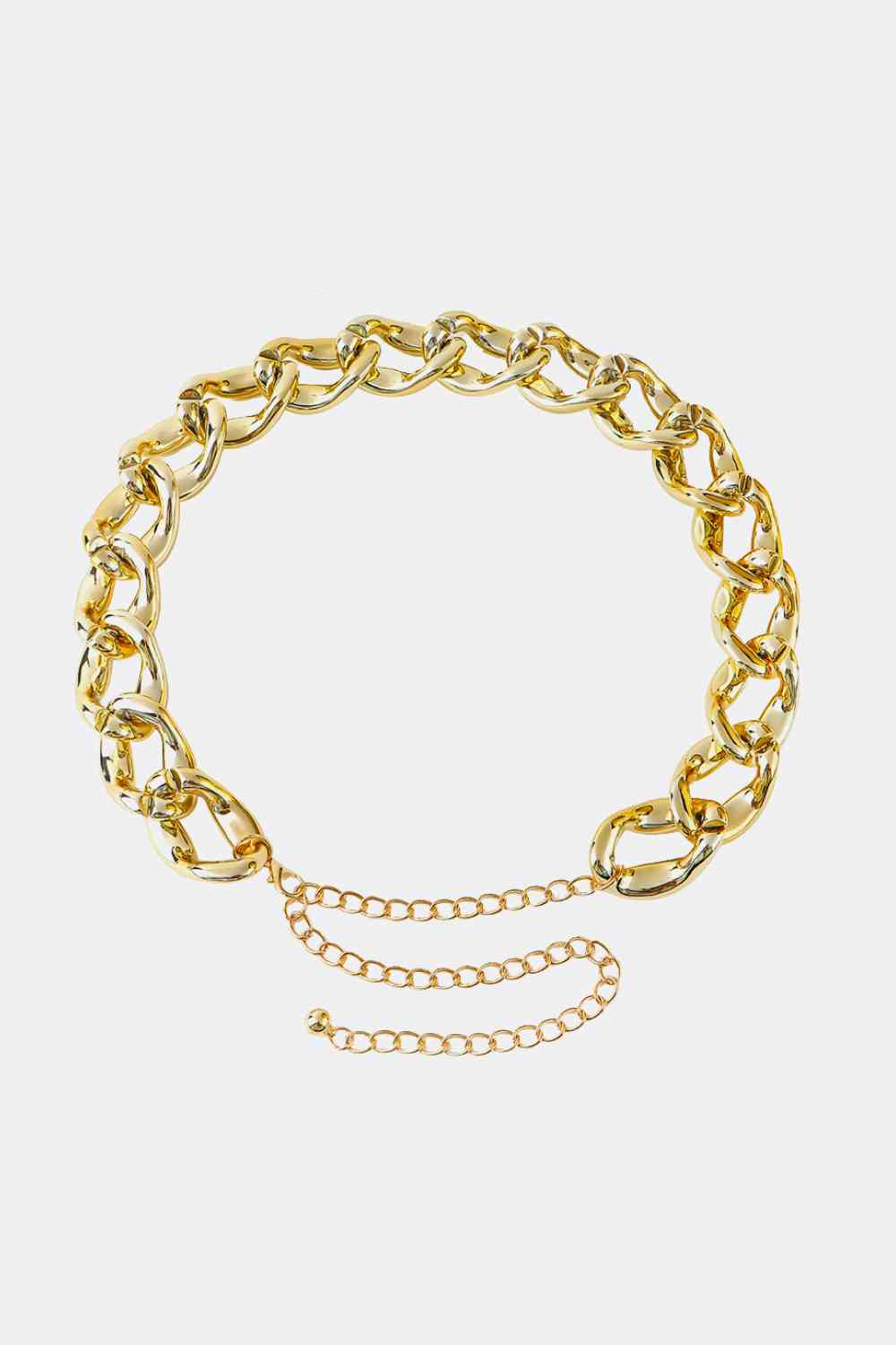 1.2" Width Acrylic Curb Chain Belt - Munsieur