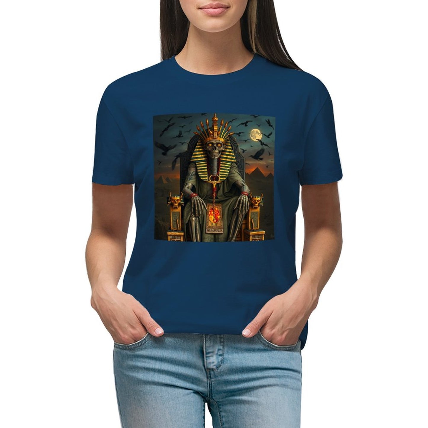 Munsieur Pharaoh's Reign Collection Women's T-Shirt (High Definition & Front Printing)