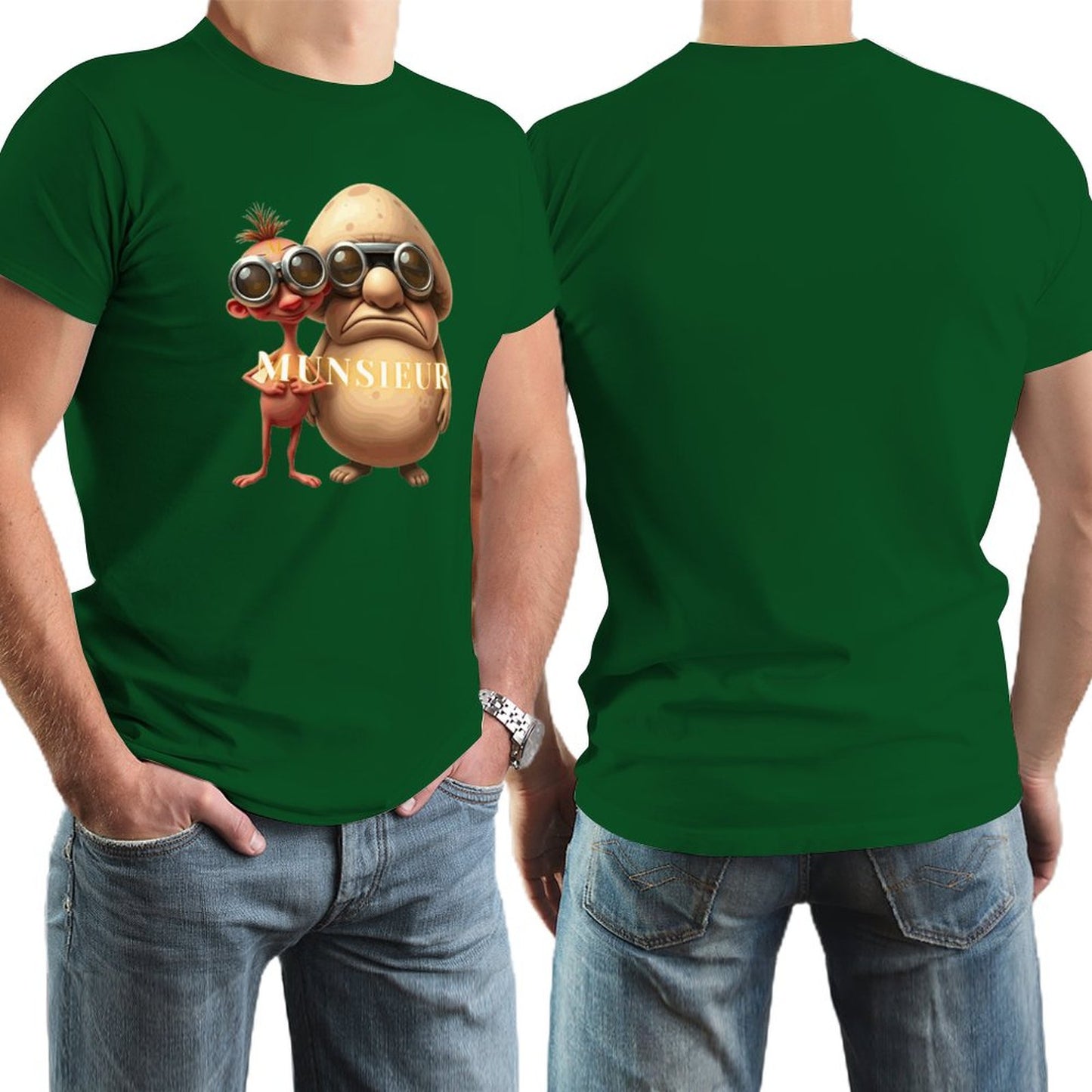 Munsieur Men's Tee "Stinky Pinky and Backdoor Bandit"