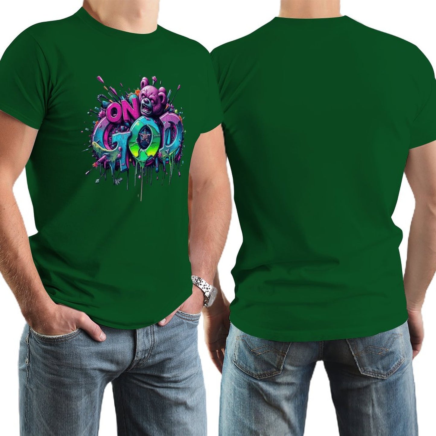 Men's Tee "On God" Streetwear Fashion Munsieur Men's Tee
