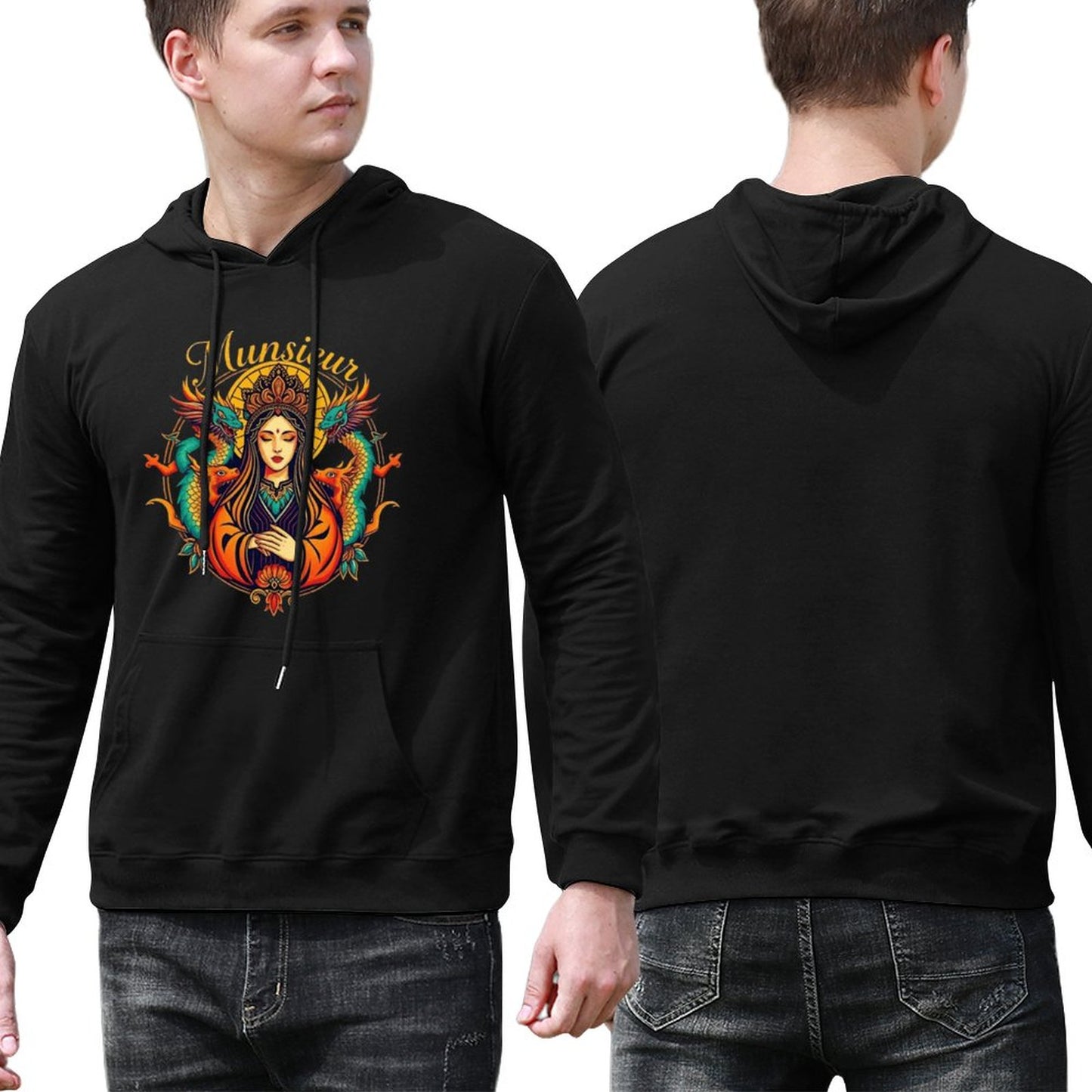 Munsieur Men's Hoodie: Sleek, Modern, and Effortlessly Cool - Munsieur