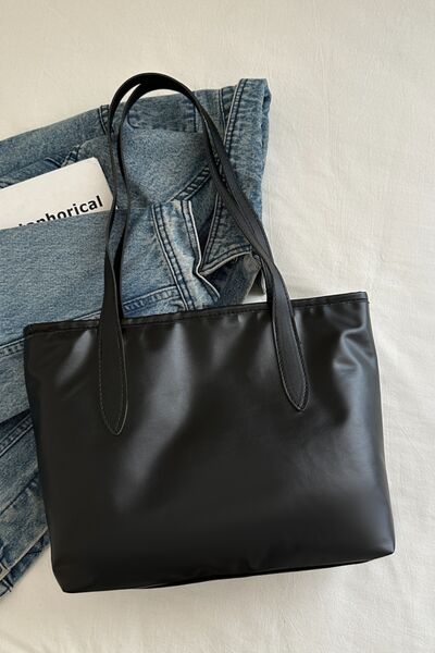 Bow Trim Polyester Tote Bag - Munsieur