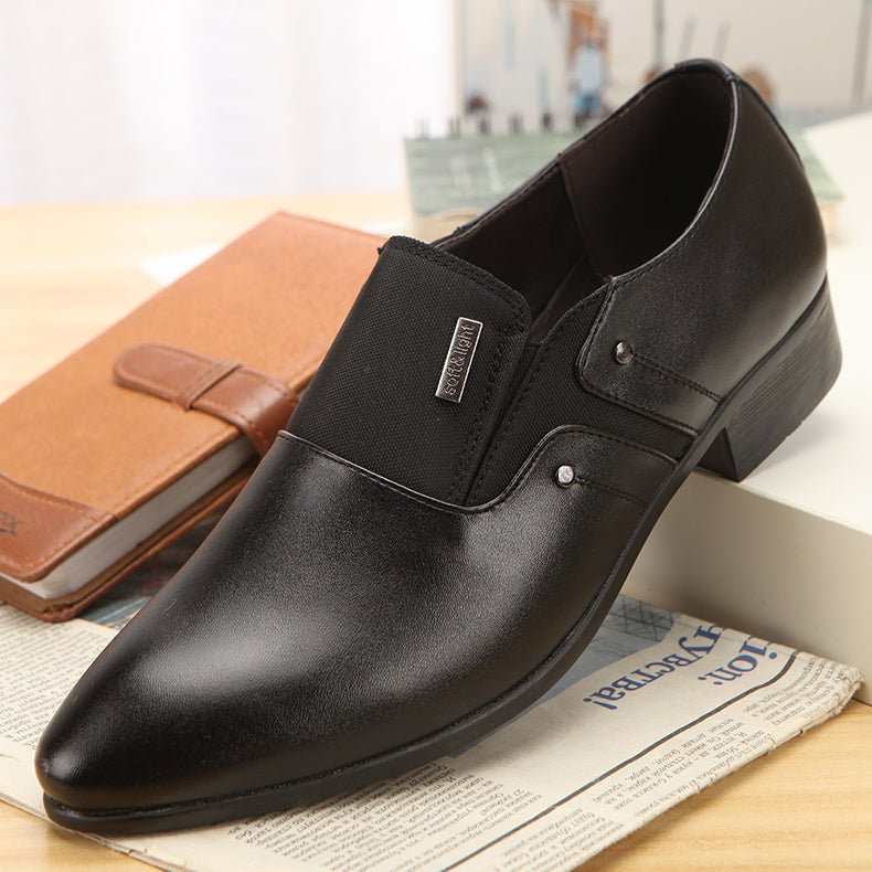 Men's Shoes Business Casual Fashion Casual Pointed Toe Leather Shoes