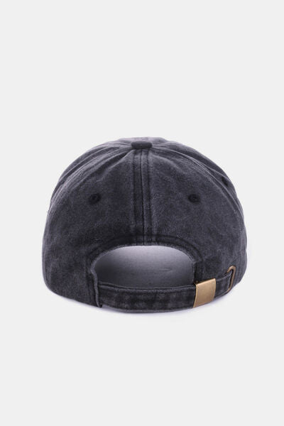 Zenana Washed ATLANTA Embroidered Baseball Cap - Munsieur