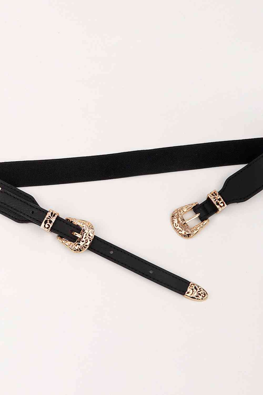 Double Buckle Elastic Belt - Munsieur