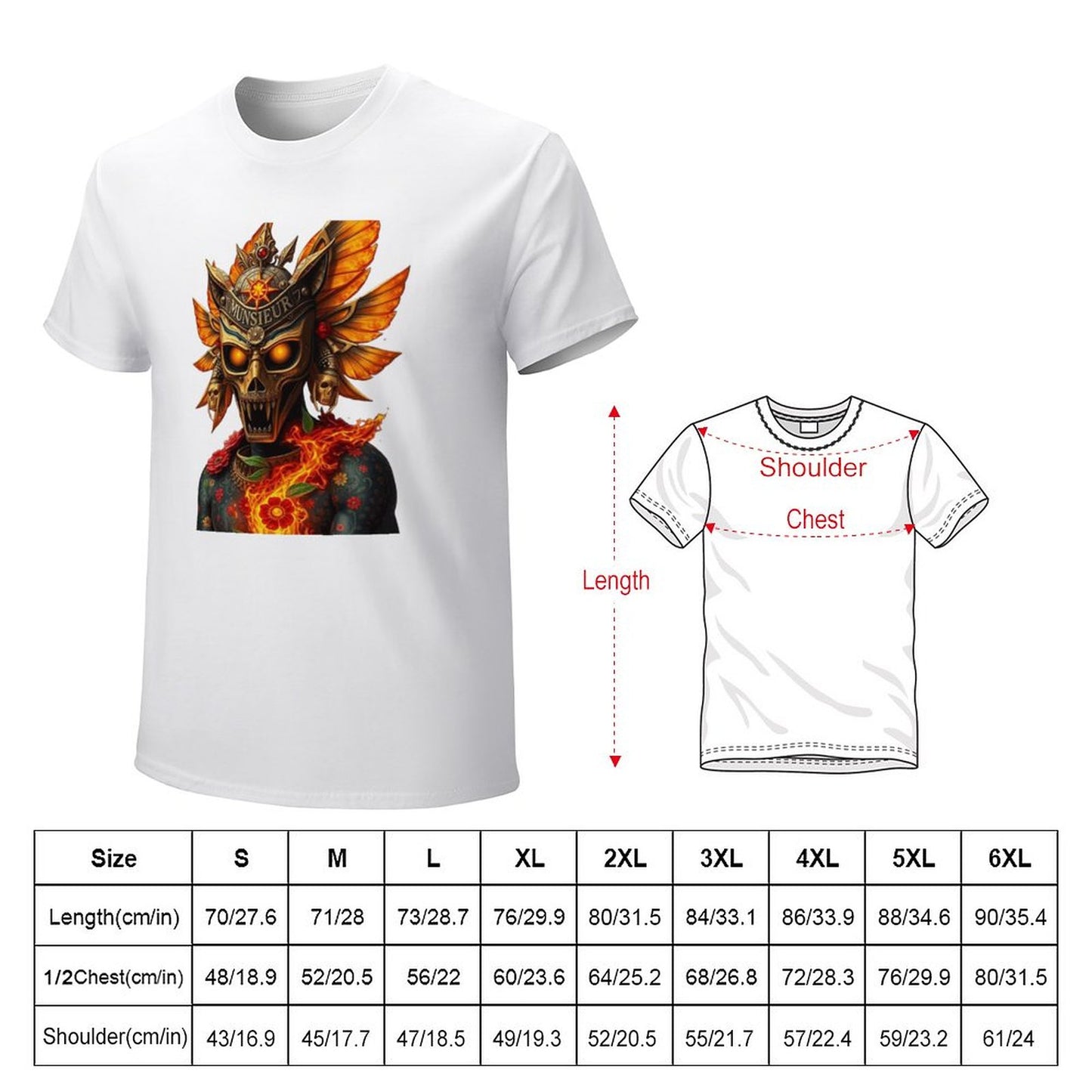 Lost Tribe of Munsieur Tee for Men "Jester" (High Definition & Front Printing)