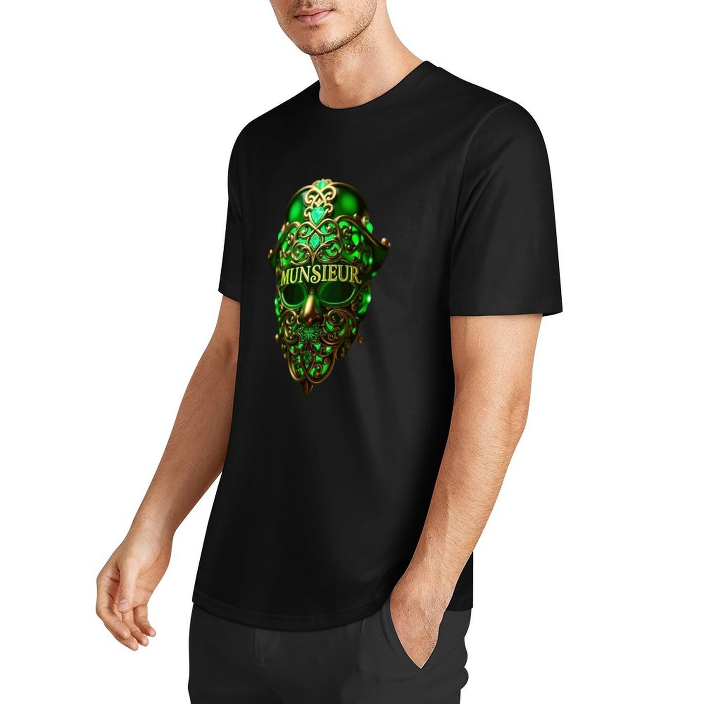 Munsieur St. Patrick's Day Collection "Skull of Clovernook" Tee for Men