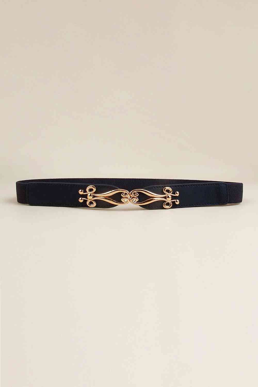Alloy Buckle Elastic Belt - Munsieur