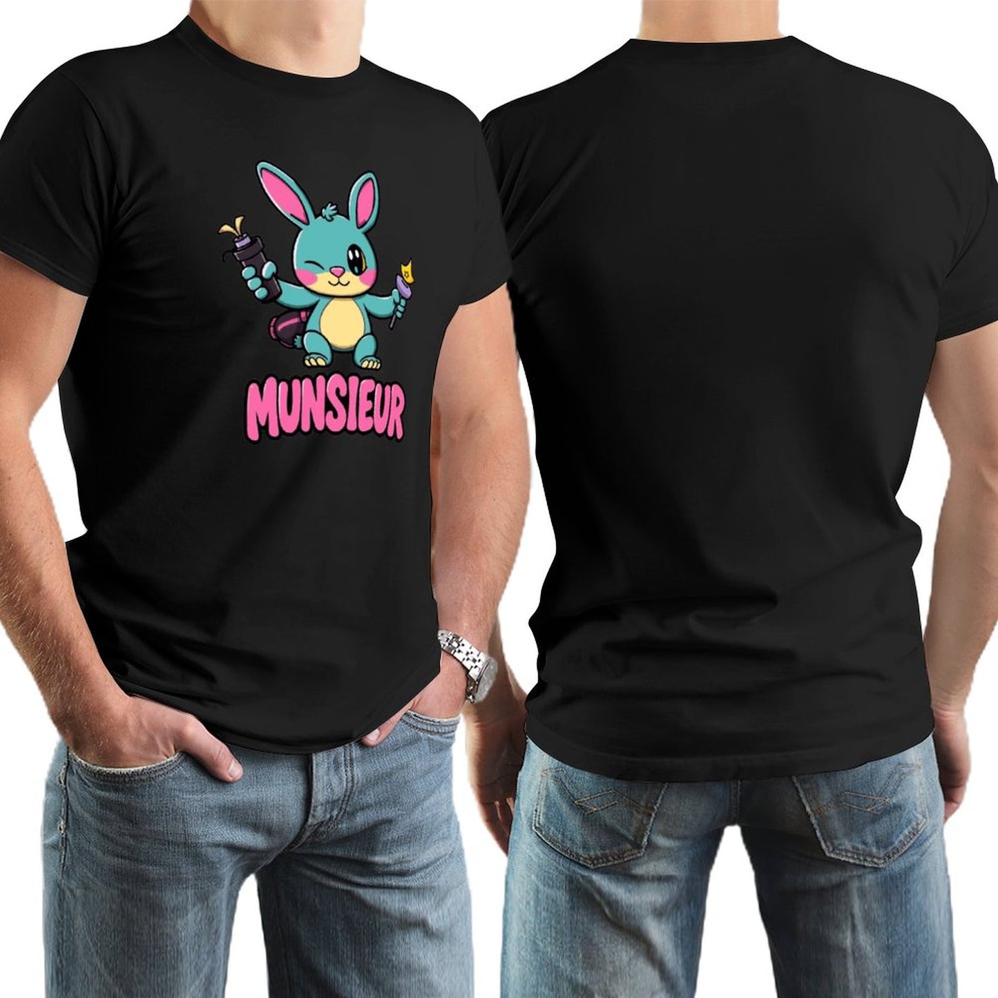 Munsieur Men's Tee Easter Collection "Blaze" Designer Tee for Easter