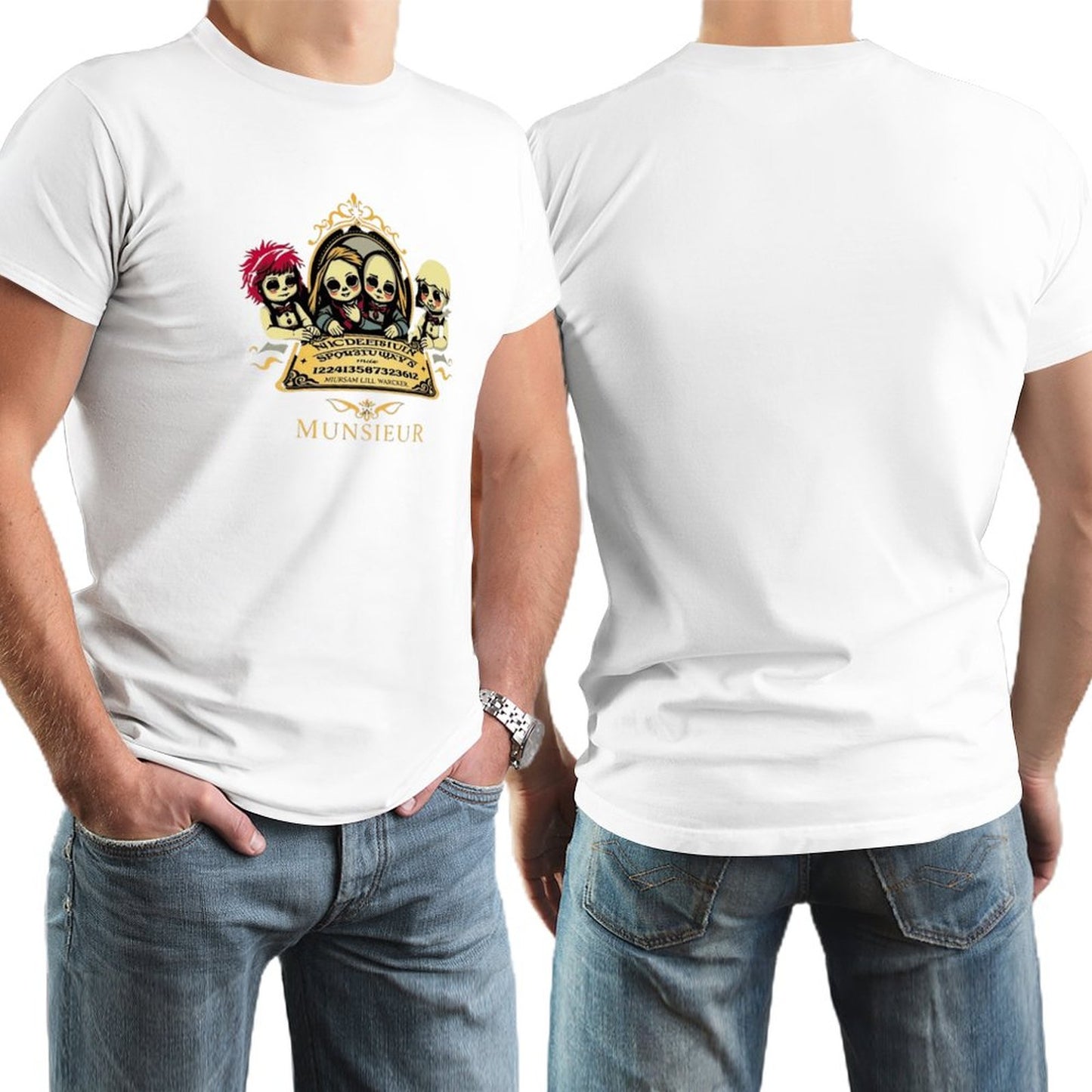 Men's Munsieur Brand Tee "Ouija" Designer Streetwear for Men