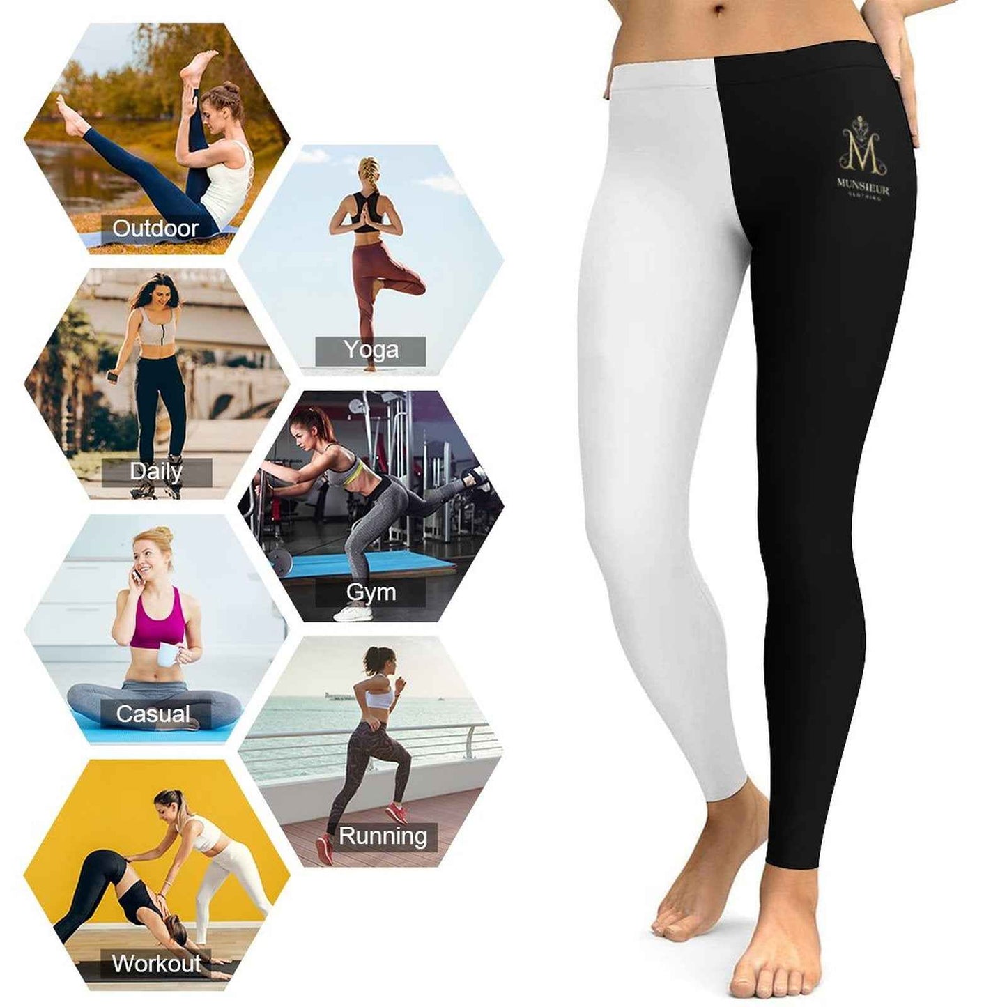 Munsieur Comfortable Leggings for Urban Fashion - Munsieur