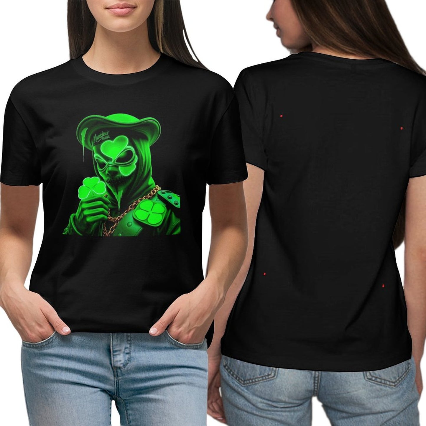 St. Patrick's Day Collection Women's Clover Gang Poet T-shirt