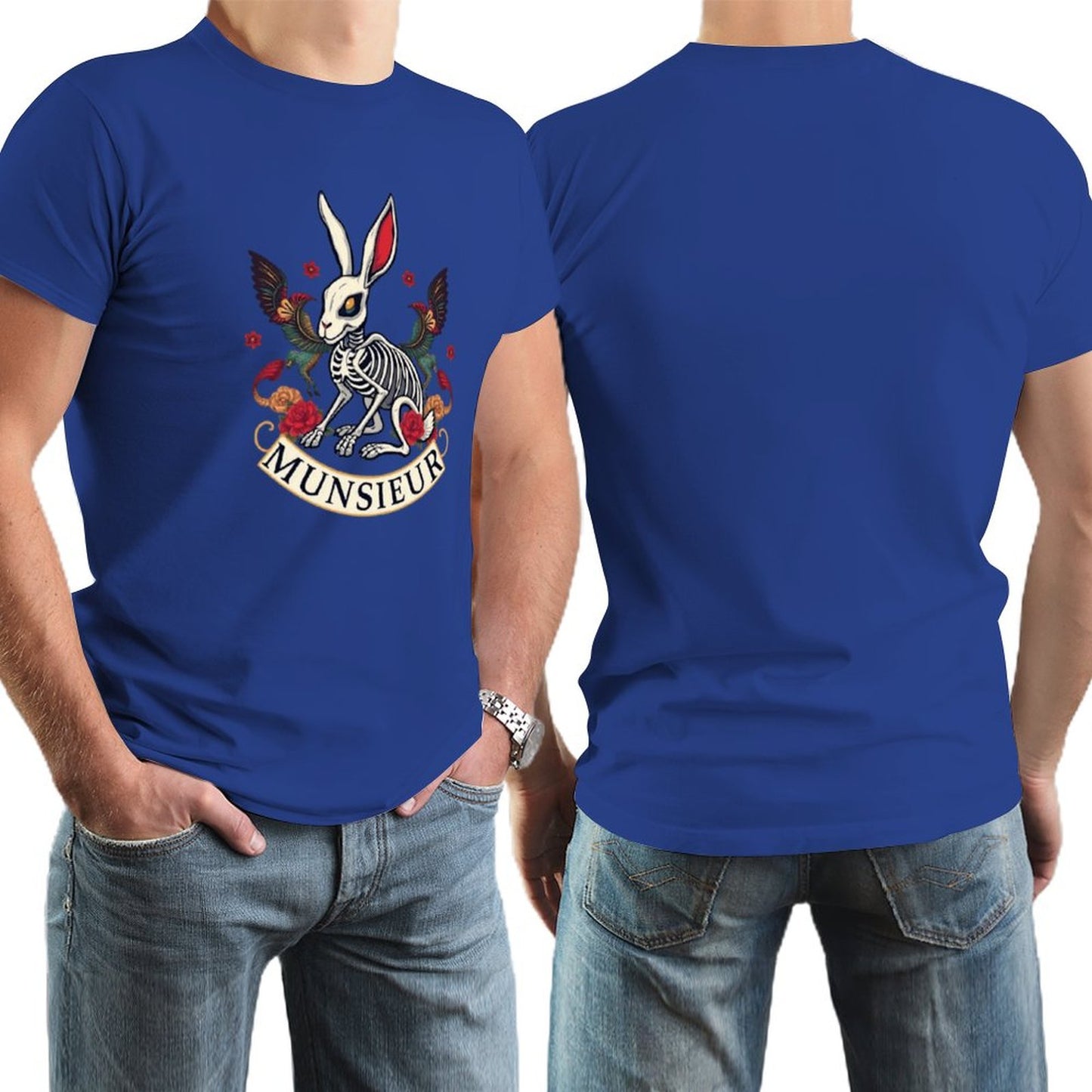 Munsieur Brand Tee "Rabbit FuFu" Streetwear Design Stylish Tee for Men