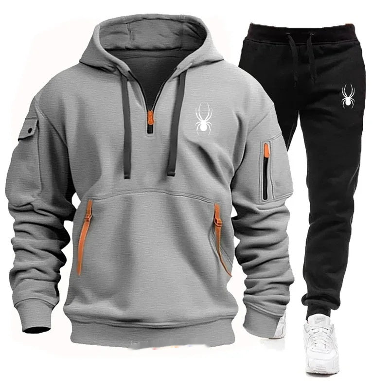 Casual Men's Jogger Set Pocket Polyester - Munsieur