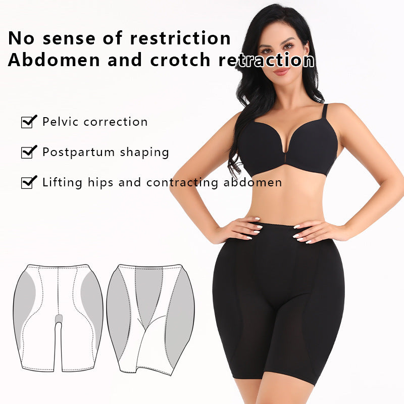 Women's High Waist Belly Contracting And Close-fitting Bodysuit Girdle Body-shaping Bottoms - Munsieur